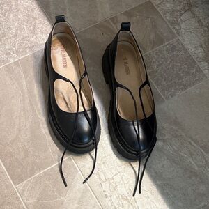 Steve Madden Black Platform Shoes